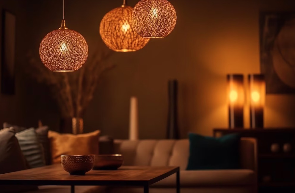 Sistema di illuminazione adattiva AI in zona giorno